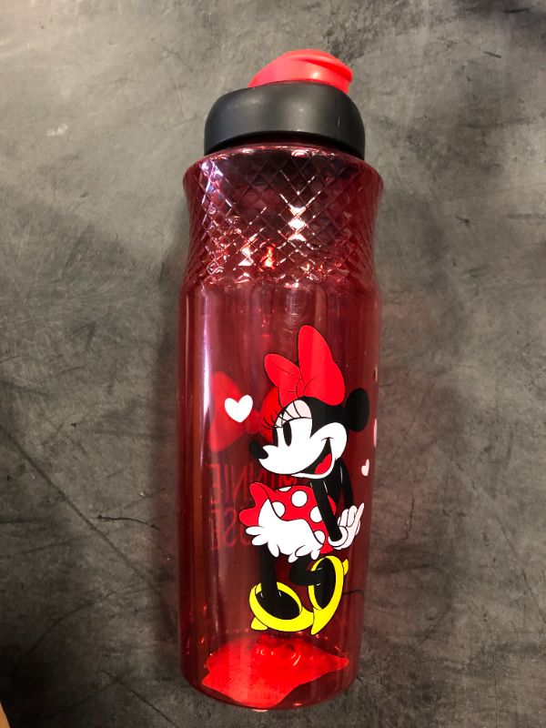 Photo 2 of Disney's Minnie Mouse 30oz Sullivan Sports Water Bottle, BPA-free, Red/Black