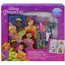 Photo 1 of DISNEY PRINCESS SPARKLING JOURNAL SET 
Includes: Journal, stickers, gel pen, glue, sequins and self adhesive gems