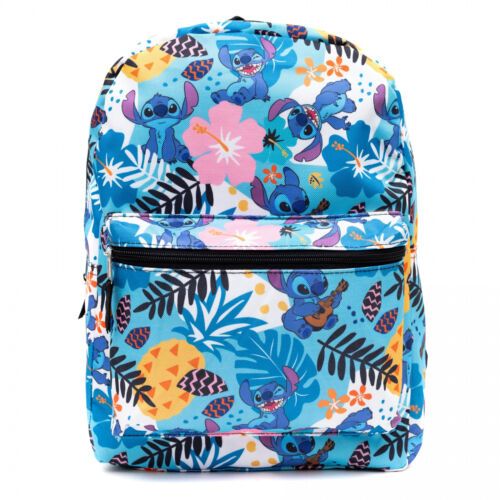 Photo 1 of Disney Lilo & Stitch Tropical Days All Over Print 16" Backpack Multi-Color