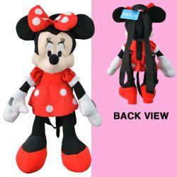 Photo 1 of DISNEY Minnie Mouse Red 16" Plush Backpacks