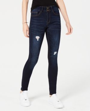 Photo 1 of SIZE 1  Indigo Rein Juniors' Ripped Skinny Jeans