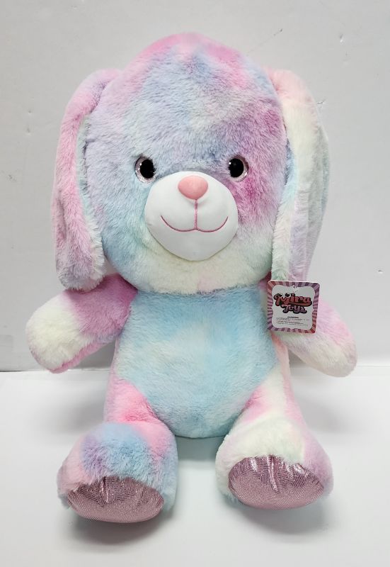 Photo 1 of Tie-Dye Bunny Plush- 12"