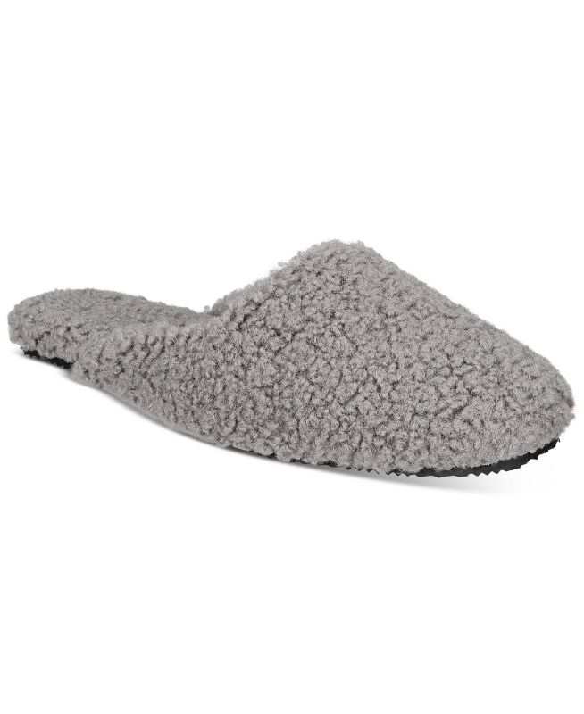 Photo 1 of SIZE S 5-6 Alfani Women's Shearling Slide Slipper, Created for Macy's