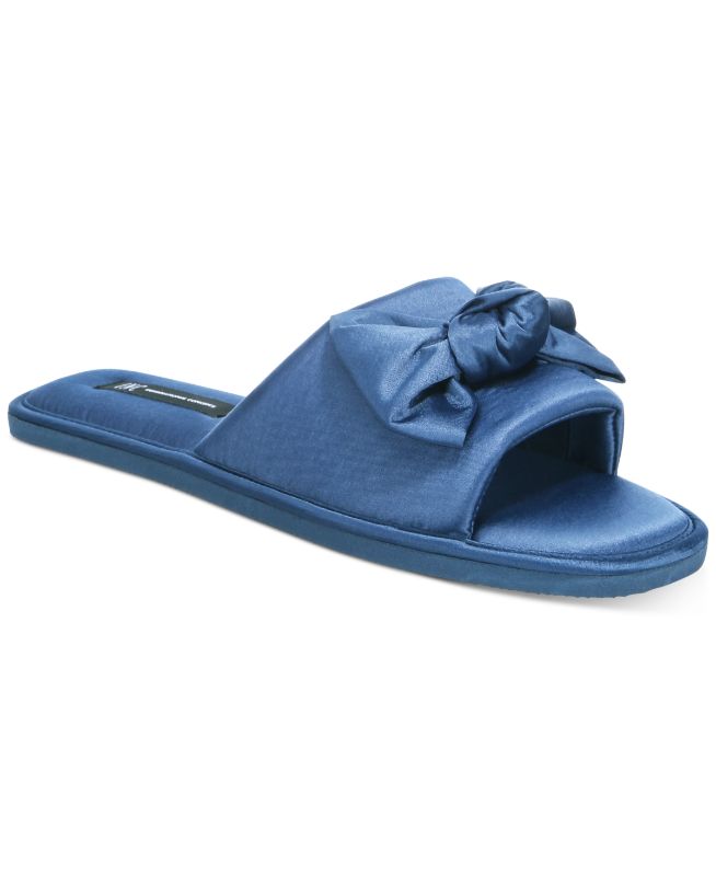 Photo 1 of SIZE S 5-6 Inc International Concepts Women's Satin-Bow Slide Slippers, Created for Macy's