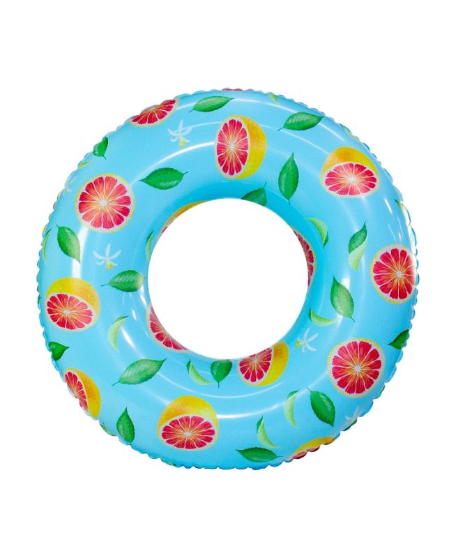 Photo 1 of POOLCANDY Large Grapefruit Pool Tube, 42"
Product dimensions - 42" L x 42" W x 10" H
Product weight - 1.4 lbs
42" tube holds up to 250 lbs
Ages 6 and up