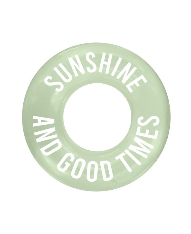 Photo 1 of POOLCANDY Large 'Sunshine Good Times' Pool Tube, 42"
Product dimensions - 42" L x 42" W x 10" H
Product weight - 1.4 lbs
42" tube holds up to 250 lbs
Ages 6 and up