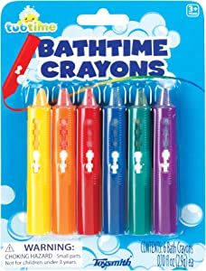 Photo 1 of Toysmith Bathtime Crayons 3+ Let the kids show their creativity by drawing their own designs in the tub and shower.