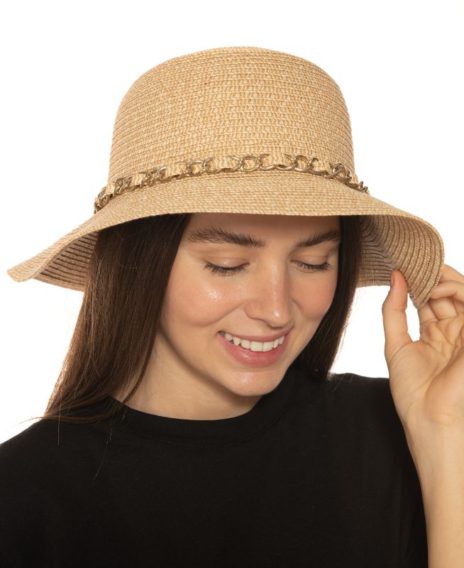 Photo 1 of Inc International Concepts Marled Chain-Trim Short-Brim Floppy Hat- Adjustable