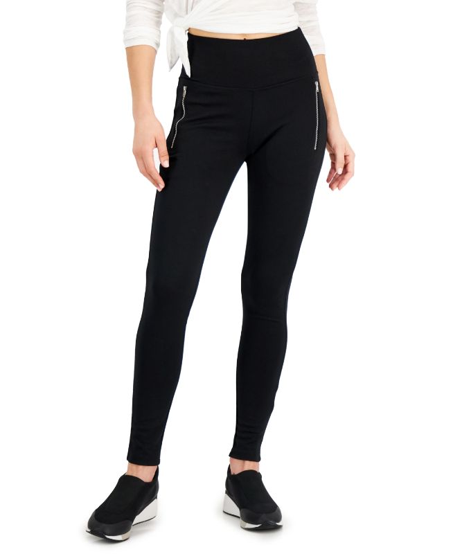 Photo 1 of SIZE XXXL INC INTERNATIONAL CONCEPTS Ponté-Knit Side-Zip Leggings Length: Approx. inseam: 28", Waistband: Elastic crossover waistband
Polyester/spandex, Machine washable