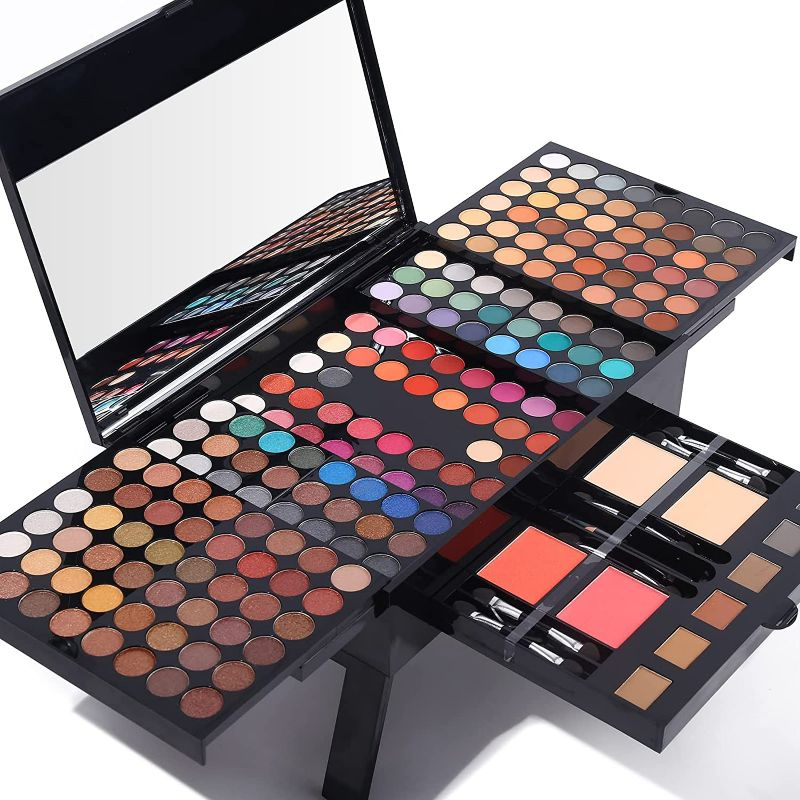 Photo 1 of Professional Makeup Kit for Women, One Makeup Gift Set for Teens 180 Color Eyeshadow Miss ROSE Blockbuster New 