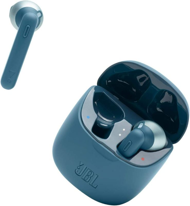 Photo 1 of JBL T225 True Wireless in-Ear Headphone - Blue NEW 