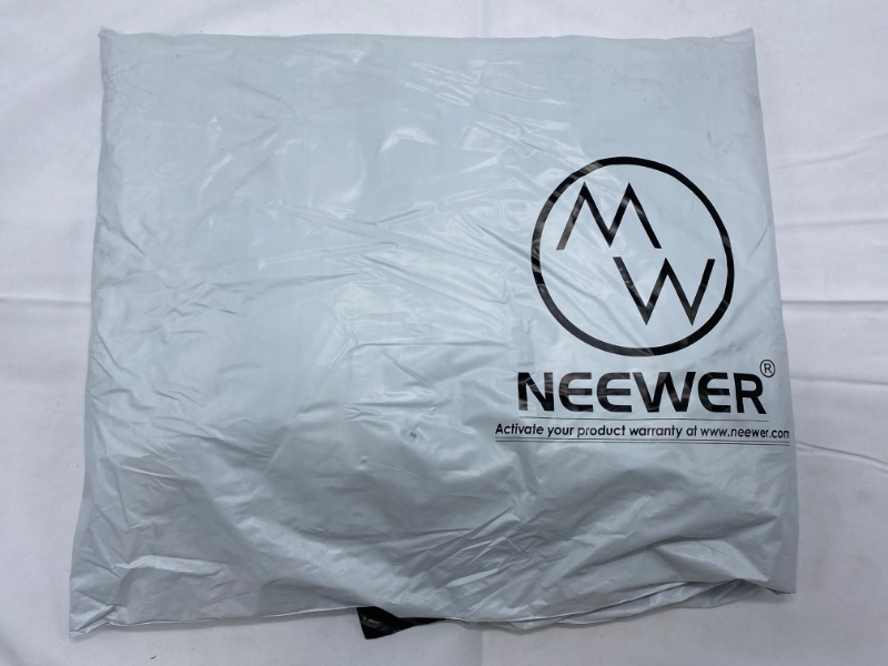 Photo 6 of Neewer 6x9ft/1.8x2.8M White Backdrop, Photography Backdrop Background, Collapsible White Background for Photo Video Studio Film Television, 4 Backdrop Clips Included New 