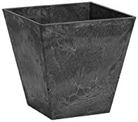 Photo 1 of ArtStone 35068 Ella Square Planter, Black, 6-Inch, 6" New