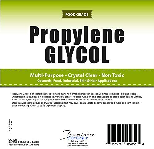 Photo 2 of Propylene Glycol - 1 Gallon - USP Certified Food Grade - Highest Purity, Humectant, Fog Machine, Humidor & Antifreeze Solution, Contains Zero Alcohol