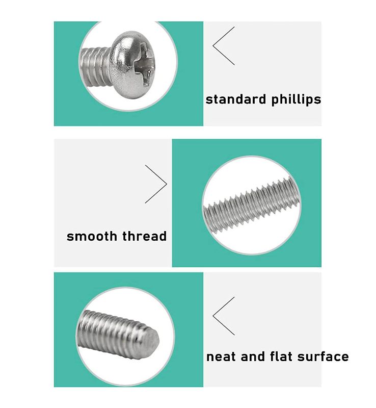 Photo 2 of binifiMux 360pcs M3 x 4mm / 6mm / 8mm / 10mm / 12mm / 16mm /20mm Pan Head Phillips Machine Screws and M3 Hex Nuts Assortment Kit For Toys RC Models 3D Printers,304 Stainless Steel / A2-70,Plain Finish New 