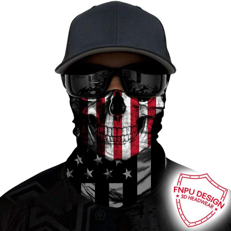 Photo 1 of Goldenguy Neck Gaiter Face Mask, Bandana Head Wrap Scarf Headwear Balaclava for Men and Women Sports Headband NEW