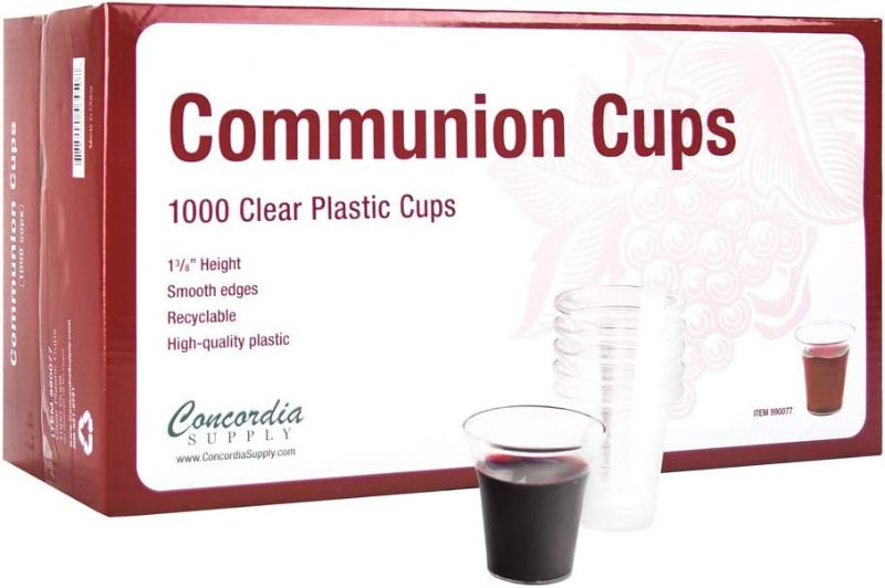 Photo 1 of Concordia Supply Communion Cups - Premium Disposable - Box of 1000 - Fits Standard Holy Communion Trays 1-3/8-inch NEW 