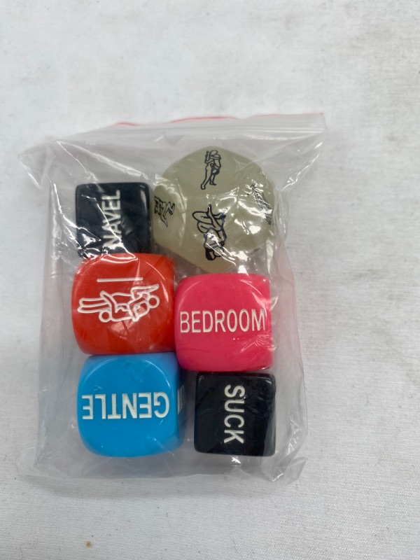 Photo 2 of Novelty Game Dice 6 Pack NEW 