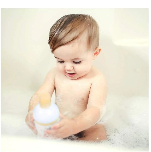 Photo 5 of Babo Botanicals Moisturizing Plant-Based 2-in-1 Bubble Bath & Wash - with Organic Calendula & Natural Oat Milk - For Babies, Kids & Adults with Sensitive Skin - Hypoallergenic & Vegan - 15 oz NEW