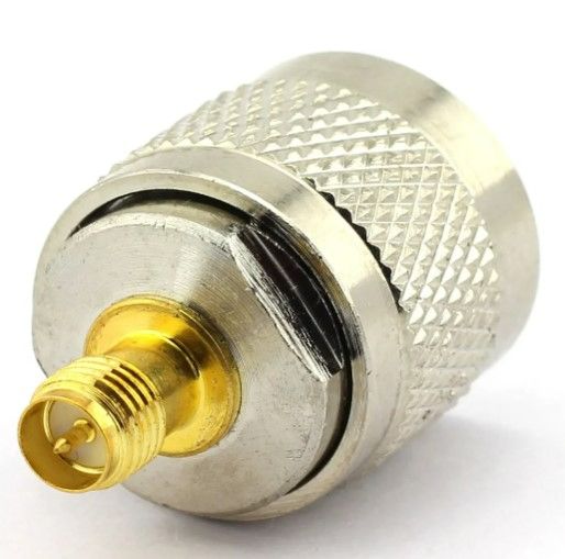 Photo 2 of DGZZI 2-Pack N Male to RP SMA Female RF Coaxial Adapter N to SMA Coax Jack Connector New 