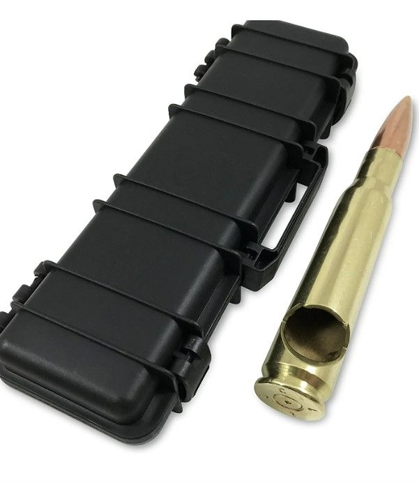 Photo 1 of 50 Caliber BMG Bottle Opener Real Authentic Polished Brass - Made in the USA - Rifle Case Gift Box Included (Black) NEW 