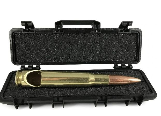 Photo 2 of 50 Caliber BMG Bottle Opener Real Authentic Polished Brass - Made in the USA - Rifle Case Gift Box Included (Black) NEW 