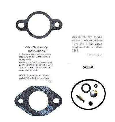 Photo 2 of Carburetor Overhaul Repair Kit Compatible with Kohler Parts 12 757 03-S Compatible with Models CH18-CH25 CH620-CH740 LH685-LH755 NEW