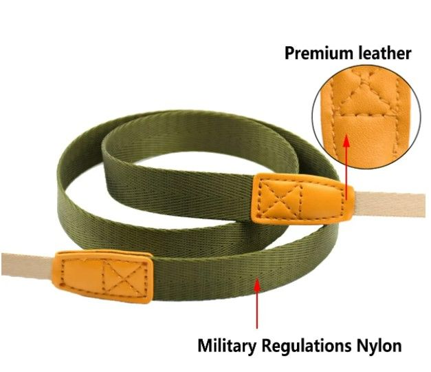 Photo 2 of Eorefo Camera Strap Camera Neck Strap with Quick-release Buckles for Mirrorless Camera.?Army Green? NEW 