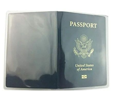 Photo 2 of Sunny Hill Passport Cover Water-Prove Plastic Passport Protector (5 PCs Clear) NEW 