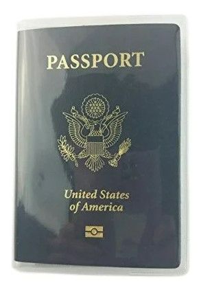 Photo 1 of Sunny Hill Passport Cover Water-Prove Plastic Passport Protector (5 PCs Clear) NEW 