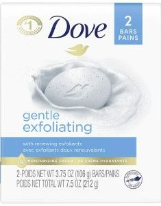 Photo 1 of Dove Beauty Bars Gentle Exfoliating Gentle Exfoliating NEW 