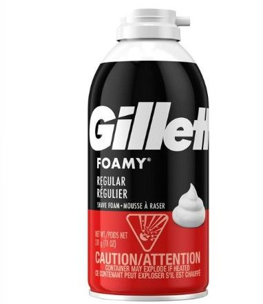 Photo 1 of Gillette Foamy Mens Regular Shave Foam NEW 
