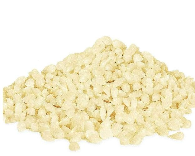 Photo 1 of 2LB White Beeswax Pellets for DIY Candles, Creams, Lip Balm, Skin and Hair Care Supplies, Pure and Natural