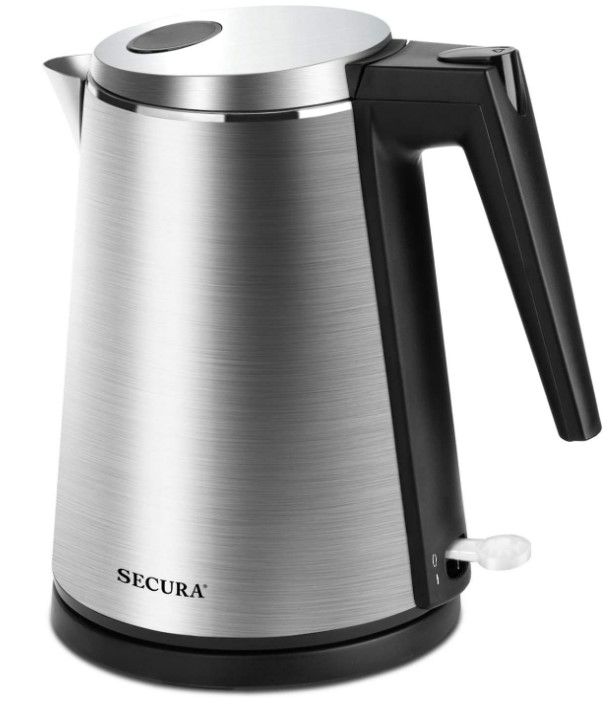 Photo 1 of Secura Electric Kettle Water Boiler for Tea Coffee Stainless Steel 1.5L Large Cordless Hot Water Pot BPA Free with Auto Shut-Off Boil-Dry Protection LED Light 120V/1350W (K15-F1E) NEW 