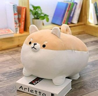 Photo 1 of Stuffed Animal Shiba Inu Plush Dog Toy Anime Corgi Kawaii Plush Soft Pillow, Plushies Shiba Inu Plush Plush Toy Pillows Doll Dog,Plush Toy Gifts for Girl NEW 