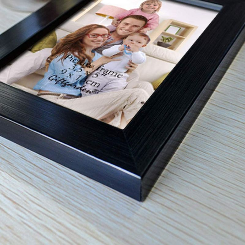 Photo 2 of Giftgarden 12 Pack 3.5x5 Picture Frame Black, Multiple 3.5 x 5 Photo Frames Bulk for Tabletop Display or Wall Hanging NEW 