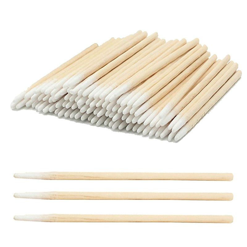 Photo 1 of 600 pcs Pointed Cotton Swabs Precision Microblading Cotton Tipped NEW 
