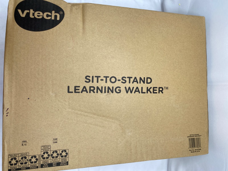 Photo 4 of VTech Sit-To-Stand Learning Walker (Frustration Free Packaging), Blue 