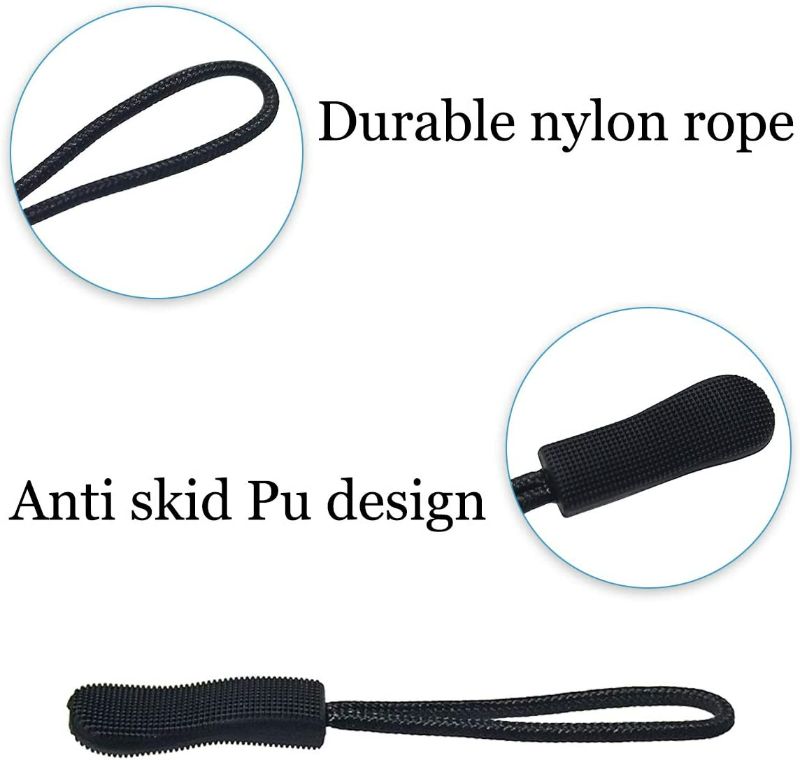 Photo 1 of 20 Pcs Zipper Pulls, Nylon Cord Extension Zipper Tab Zipper Tags Cord Pulls for Backpacks, Luggage, Jackets, Purses, Handbags (Multi-Color) NEW 