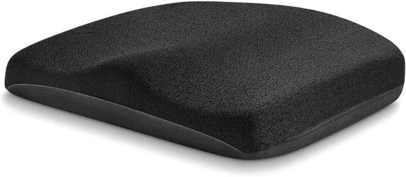 Photo 1 of Tsumbay Memory Foam Seat Cushion, Office Soft Seat Cushion with Carry Handle, Washable Cover, Comfortable Coccyx Cushion for Home Office Chair Pad, Car Seat, Wheelchair -Black NEW 