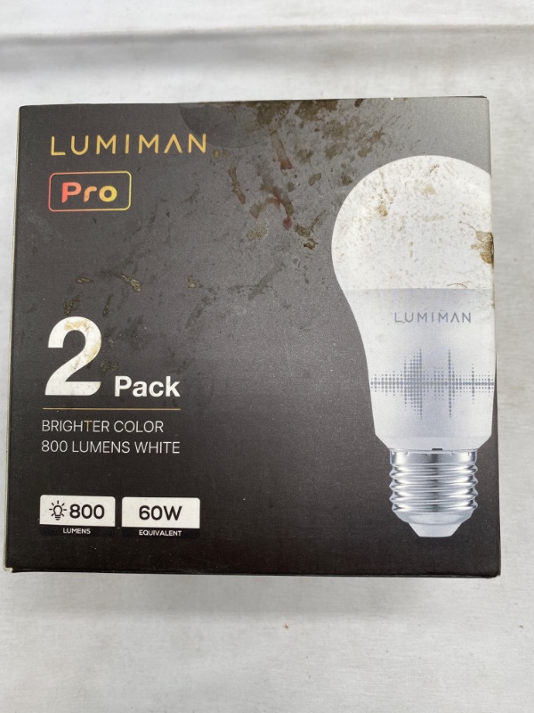 Photo 4 of LUMIMAN Smart Light Bulbs, WiFi Alexa Light Bulb, LED Color Changing Dimmable Smart Bulb, Warm to Cool White A19 E26 7.5W 800LM, Works with Alexa Google Home, No Hub Required, 2 Pack NEW 