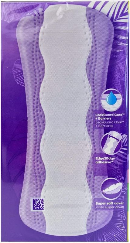 Photo 3 of Long Panty Liners Bundle. Includes 2, 72 Count Boxes of Anti-Bunch Xtra Protection Daily Liners, Long, Clean Scent -- Plus Travel Wet Wipes! NEW 
