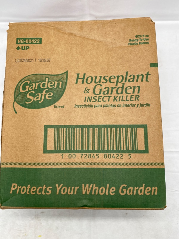 Photo 4 of Garden Safe Brand Houseplant & Garden Insect Killer, Ready-to-Use, 24-Ounce, 4-Pack NEW 
