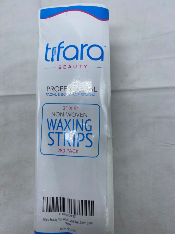 Photo 2 of Tifara Beauty Non Woven Large 3x9 Body and Facial Wax Strips (250) NEW 