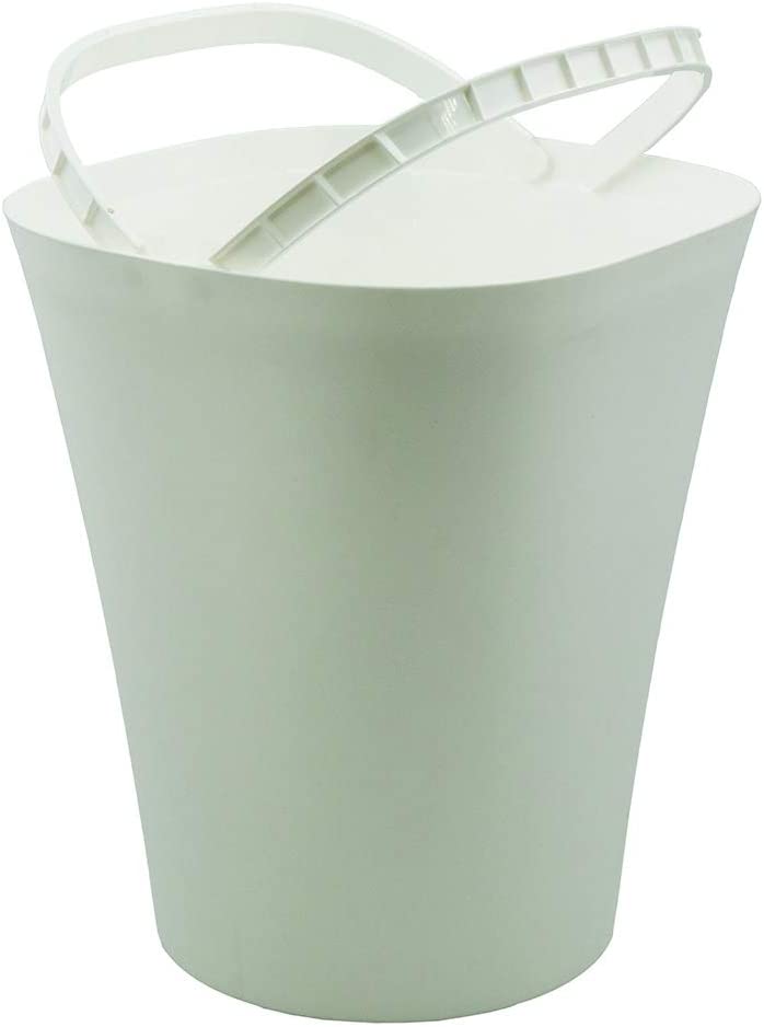 Photo 1 of Glad Small Waste Basket with Bag Ring | Trash Can for Home, Office, Bedrooms and Bathrooms, 8.5L, 