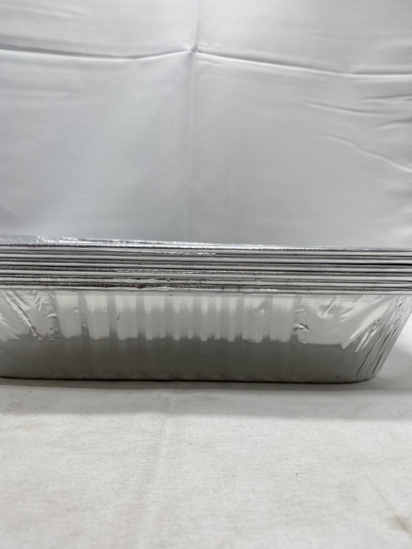 Photo 5 of Aluminum Pans Half Size, 11x9x2, Extra Heavy Duty Disposable Foil Pans For Baking (6 Pack) Roasting & Chafing, Deep Tin Foil Bakeware, Steam Table Tray, Cookware, Food Prepping, Cake & Oven Pan NEW