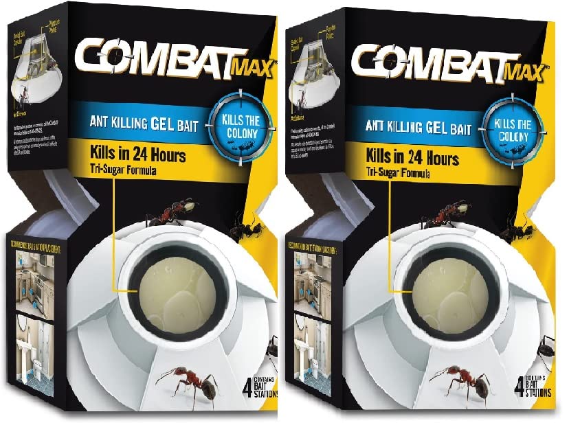 Photo 1 of Combat Max Ant Killing Gel Bait Station, Indoor and Outdoor Use, 8 Count NEW 