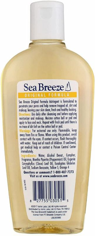 Photo 2 of Sea Breeze Astringent 10 Ounce Original (295ml) (3 Pack) NEW 