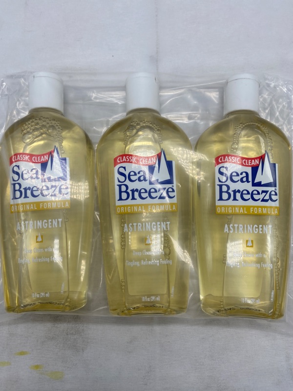 Photo 3 of Sea Breeze Astringent 10 Ounce Original (295ml) (3 Pack) NEW 