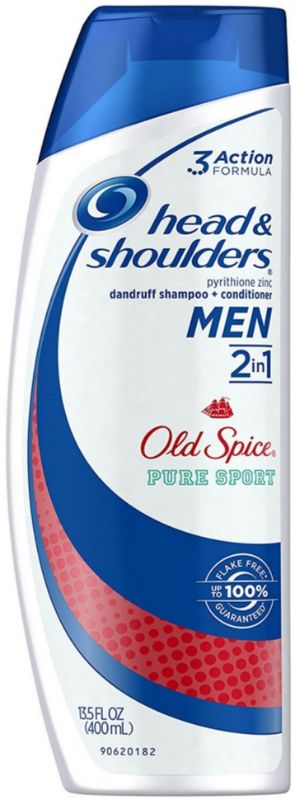 Photo 1 of Head and Shoulders Old Spice Pure Sport 2-in-1 Anti-Dandruff Shampoo + Conditioner, 13.7 fl oz (3-Pack) NEW 